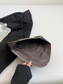 1 plic din piele PU cu model Wheatear, geantă de seară formală ușoară pentru femei