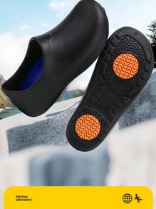 Suitable For Men! Adopts Bionic Gecko Suction Cup Technology, Built-In BIONic Slip-Resistant System, With Super Anti-Slip Performance, Also Oil-Resistant, Waterproof And Wear-Resistant. Close-Toe Design With Moderate Ankle Height. Simple Solid Color Design, Made Of New Synthetic Materials. Specially Designed For Chefs, Catering Backroom Staff, Hotel Workers, Food Factory Workers, Also Suitable For Home Kitchen Scenarios. This Kitchen Work Clogs Are The Considerate Companion For Your Work And Life.