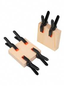 10 Packs Of 2-4-9 Inch Professional Plastic Small Spring Clamps Heavy Duty Clamps Crafts For Backdrop Stand,Photography, Office ,DIY - View 12