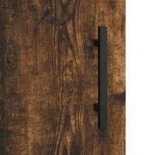 vidaXL Armoire murale chêne fumé 69,5x34x90 cm bois d'ingénierie