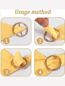 10PCS Scarf Ring For Women Tops, Round Shirt Clips For Women Clothing, Metal Circle Scarf Clip Scarf Buckle Shirt Ties Clips For Women Dress Accessories Decoration Jewelry Gift(Multi Colors) - Multicolor - View 5