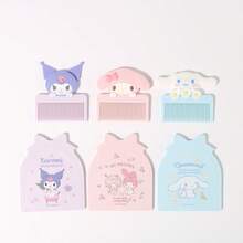 Set de espejo y peine mini de Cinnamoroll de Sanrio de MINISO, diseño portátil, incluye mini espejo y peine, espejo de alta definición, ideal para viajes y uso diario (1 pieza) - Azul - Ver 5