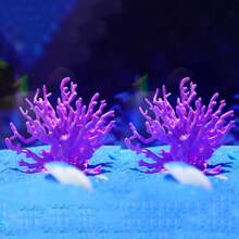 1pc/2pcs Artificial Coral Decoration Aquarium Aquatic Plants Soft Coral Artificial Coral Aquarium Aquarium Landscaping Sea Tank Set Decoration Aquarium Aquatic Plants Iron Branches Aquarium Landscaping Sea Tank Set Decoration
