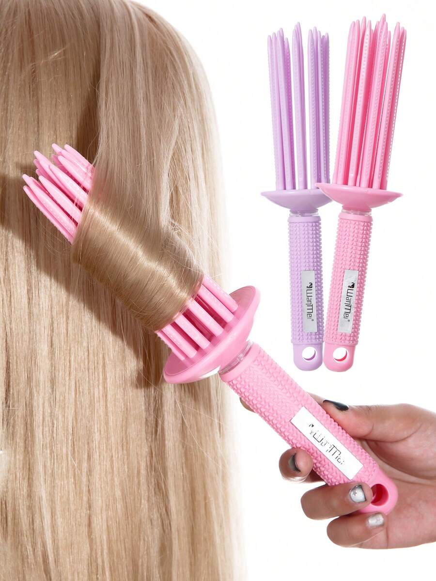 1PC Lược tạo kiểu tóc Air Volume, Lược cuộn xoăn mềm mại cho tóc bồng bềnh và xoăn tự nhiên, Lược nâng chân tóc nhẹ cho phụ nữ, Lược tóc xoăn 17 răng để sấy khô nhanh, Dụng cụ làm tóc chống tĩnh điện cho tiệm làm tóc hoặc sử dụng tại nhà, Lược cuộn uốn tóc để nâng chân tóc và tạo kiểu, Dụng cụ làm tóc chống tĩnh điện nhẹ cho phụ nữ, Lược Air Volume tăng thêm độ bồng bềnh và xoăn tự nhiên