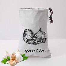 3pcs Set Potato/Onion/Garlic Storage Bags - Tidy Up The Messy Kitchen - Organized Storage - Delay Sprouting - White - View 4