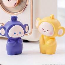 4 piezas de figuritas de resina con diseños de dibujos animados micro, adecuadas para decoración de escritorio, decoración de exhibición, decoración colgante del tablero, decoración del césped, decoración de escritorio de oficina, accesorios colgantes de monitor, colores vibrantes, decoración de micro paisaje, adornos clásicos de estatuas de escritorio, accesorios de bolsa ciega, regalos de cumpleaños, regalos navideños, artículos de colección para el hogar ideales, temporada de regreso a clases