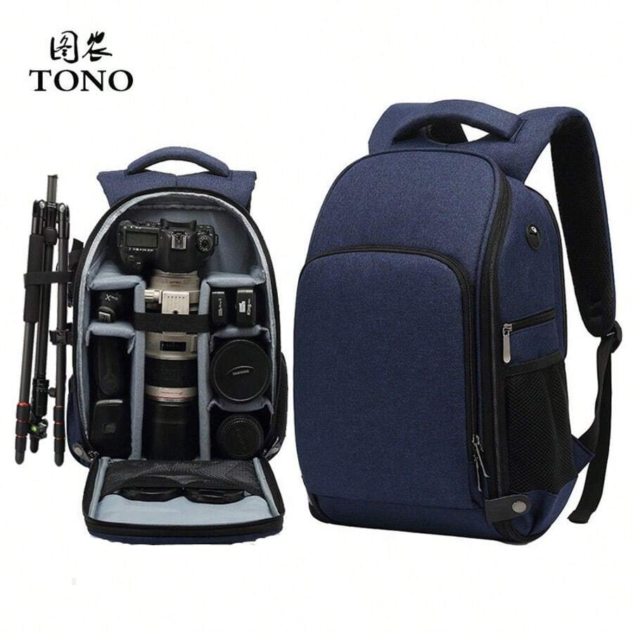 New Waterproof Camera Bag, DSLR Camera Bag, Mirrorless Camera Bag, Dual Shoulder Camera Backpack For Photography