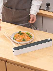 1 Stück Magnetischer Folienabroller und -spender - wiederverwendbar für Klarsichtfolie, Alufolie und Backpapier, Küchenausstattung für die Schublade