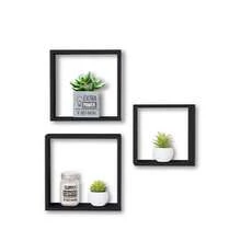 Estantes de pared - Negro - Ver 4