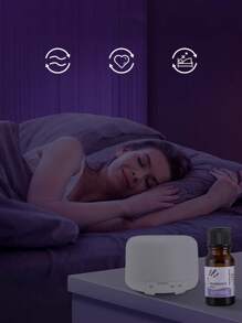 1 pezzo, Olio essenziale di aromaterapia idrosolubile, olio essenziale speciale per diffusore in pietra, purificazione dell aria in camera da letto senza fiamma di aromaterapia, olio essenziale di eucalipto, menta e ylang ylang.