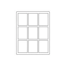 Support en acrylique pour personnage d'anime et carte de jeu, porte-photo et cadre, organisateur de stockage épais transparent pour cartes de collection, 6,5 x 9,1 yard