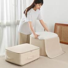 1 Stück Reißverschluss Kompressionsaufbewahrungstasche, große Kapazität für Daunenbettdecke, Daunenjacke, Kleidung, Decke und Gepäckverpackung, für Zuhause und Reisen - Verschiedenfarbig - Übersicht 7