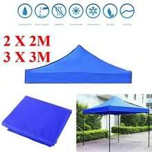Garden BBQ Gazebo Top Cover Cloth Roof Replacement Fabric Tent Canopy - Multicolor - View 5