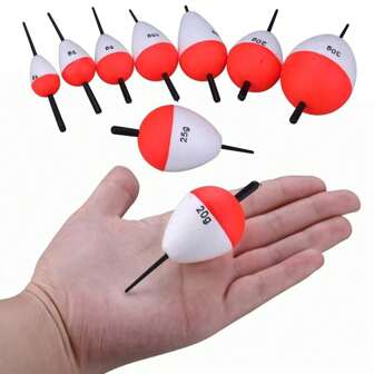 3/5/10/20g 10Pcs/Set Fishing Float Upgraded EVA Fishing Bobber Sea Fishing Float Bobber Floats Sticks Fishing Tackle