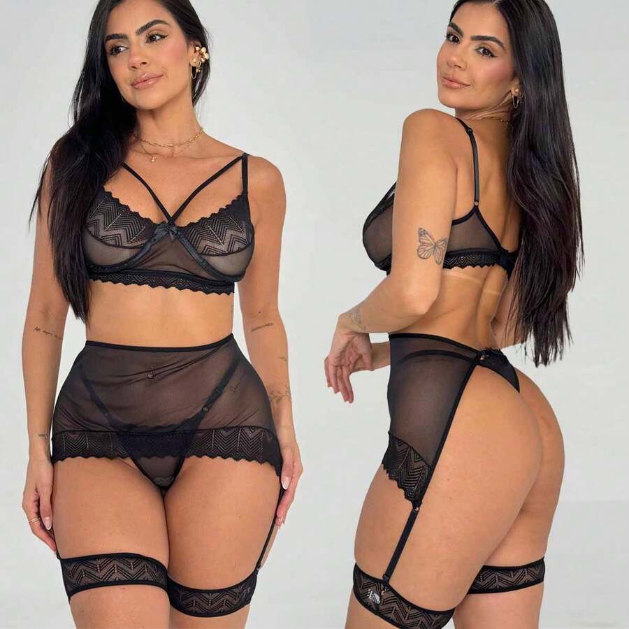 Women Sexy Lingerie - màu đen - Xem 1