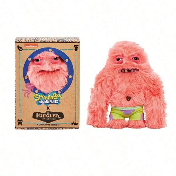 Spin Master Fuggler X SpongeBob SquarePants Stuffed Animal 9 Inch Funny Ugly Monster Soft Plush Toy Funny Doll Christmas Birthday Gift Child Adult Doll Toy Collection