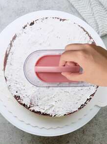 1 Stück abnehmbarer Kuchenglätt-er, Tortenheber Backwerkzeug, höhenverstellbarer Kuchenglätt-Spachtel zum Glätten von Fondant