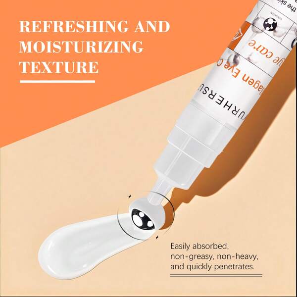 Collagen, Retinol, And Hyaluronic Acid Three In One Eye Cream, Designed For Massaging The Skin Around The Eyes, Highly Moisturizing, Deeply Nourishing, And Filling The Skin With Moisture