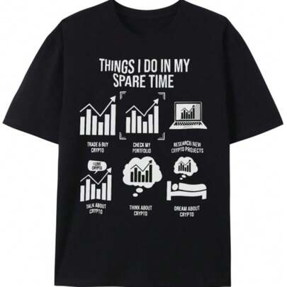 Good Quality Crypto Trading T-Shirt Cryptocurrency Investor Gift, Things I Do In My Spare Time, Bitcoin Shirt, Crypto Enthusiast Tee, Unisex