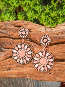 TopHanqi 13 Paar Vintage Bohemien Ohrring Set, geometrische personalisierte Tropfenöl-handgefertigte Quaste-Ohrringe mit Strass-Umwicklung, geeignet für täglichen Gebrauch, Partys, Street-Style, Geschenke, ganzjährig