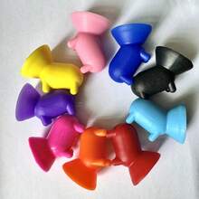 1pc Mini Umbrella For Smartphones With Universal Pig-Shaped Suction Cup Holder, Outdoor Anti-Glare Sun Shade, Made Of Polyester Fiber Material, Rain And Sunlight Proof, Mobile Phone Holder With Universal Adjustable Glare Blocking For Outdoor - Multicolor - View 10