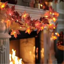 LED, Simulation, Maple Leaf, Festival, Thanksgiving, Harvest Festival, Decoration, Light String