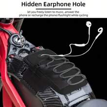 摩托车越野电池盖收纳袋，前置货架包，臂带包，跑步手机臂包，男女通用，运动健身户外旅行臂带，休闲尼龙手机包，骑行或跑步时存放手机