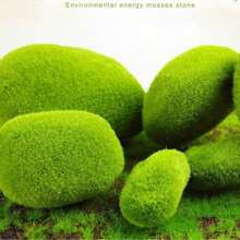 Simulation Moss Stone Simulation Moss Stone Shooting Props Landscaping Decoration Ornaments Micro Landscape Layout Wall Setting,Fake Plants