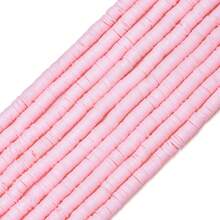 6mm 1/5/10 Strand Flat Round Polymer Clay Beads, Multicolor Loose Spacer Polymer Clay Beads For Jewelry Making, DIY Handmade Bracelet Necklace Jewelry Making Craft Supplies, Soft Clay Material, Art & Craft Beading Supplies