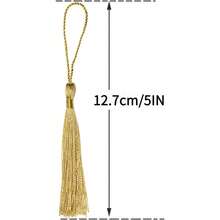 20pcs Miniature Silk Tassel Soft Glossy Handmade Bookmarks With Rope Loop, For Keychain, Earring, Jewelry Making, Memorabilia, Graduation Ceremony, Garment Sewing, Gift Tags DIY Craft Project - Multicolor - View 2
