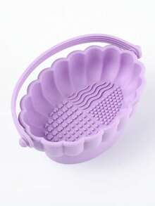 OBOVAY Professional Makeup Brush Cleaning Bowl, Wash & Dry All-In-One, Silicone Brush & Puff Cleaning Tool, Drying Without Damaging Bristles - Multicolor - View 3