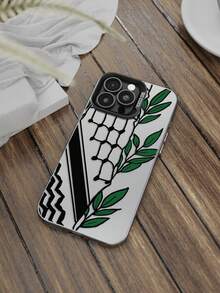 Plant Scarf Phone Case Compatible With IPhone 16 15 14 13 12 11 Pro Max X XR XSMAX 8 12 Plus Anti-Fall Matte Back Cover, Also Fit For Galaxy A03, A05, A05S, A12, A14, A15, A32 4G/5G, A35, A52/A52s 5G Waterproof Shockproof Scratch Resistant - Multicolor - View 3