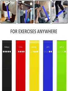 1 Pezzo/2 Pezzi/3 Pezzi/5 Pezzi Set di bande di resistenza per le donne - Bande di fitness per gambe e glutei per yoga e pilates, bande elastiche in TPE per il toning di tutto il corpo, stretching, palestra domestica, crossfit - Bande per esercizi portatili estive (5 colori) - Spedizione assortita