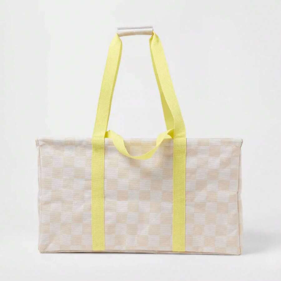 Multipurpose Tote Tan Checker - 1 - 查看 1