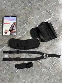 可调节孕妇托腹带，适用于孕中期至孕晚期，采用魔术贴腰带和透气肩带，防止腹部束缚。