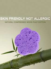 إسفنجة مضغوطة بشكل زهرة، إسفنجة تنظيف وجه لطيفة مصنوعة من ألياف لب الخشب، للتنظيف الوجهي والتدليك وتقشير المسام وأقنعة الوجه وإزالة المكياج والمكياج والرخيصة وديكور الغرفة والمكياج والسفر والنوم والإكسسوارات والمكياج والمبلل والمكياج والكبسولة والإسفنجة