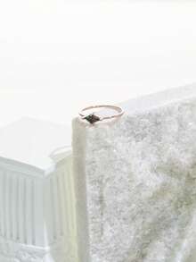 Custom S925 Sterling Silver Triangle Birthstone Ring - An Elegant Choice, Ideal Gift For Lover, Friend Or Family. Suitable For Birthday, Anniversary, Valentine's Day, Christmas Or Any Memorable Occasion. This Ring Features A Distinctive Design With A Customizable Triangle-Shaped Gemstone.