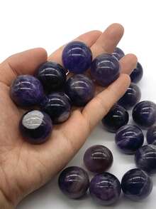 1 件天然紫水晶球，高品质紫水晶球，用于脉轮疗愈、灵气练习、冥想巫术的疗愈能量水晶 - 精美家居装饰风水装饰礼物 - 紫色 - 查看 6