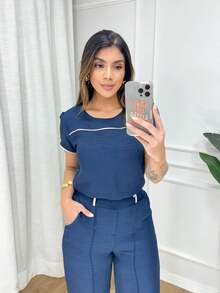 SetColor BlockCasualLinenContrast WaistPocketStriped FabricSetEveningWeddingOfficeBaby ShowerFormal & EveningPhotoshootStreetBaby Moon