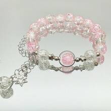 1 件多色银河星吊坠手链，小众设计，男女皆宜的礼物，节日礼物，新款仙女星吊坠手链，独特设计，美白肌肤，可爱手链，串珠手链，时尚珠宝，迷人配饰，女士礼物，适合约会佩戴，约会礼物 - 藍色 - 查看 13