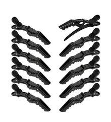 Professional Salon-Grade Alligator Hair Clip – Wide-Tooth Dual-Hinge Design Sectioning And Styling (Black) - màu đen - Xem 3
