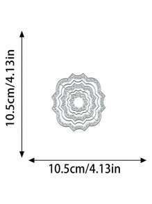 1 Pack Frame A Variety Of Styles Metal Cutting Knife Mold Scrapbook Cutting Mold Suitable For Paper Card Making, DIY Production, Holiday Card Album Making, Craft Decorations