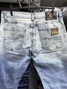 Men's Cotton Skinny Ripped Jeans