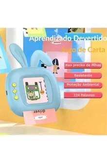 English And Portuguese Card Reader Electronic Toy For Kids 112 Cards Total 224 Words Educational - coelho-azul - 查看 1