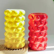 1pc/2pcs Creative Ceramic Vase With Fruit & Lemon Design, Strawberry Element Vase, Nordic Style Home Decor Vase For Living Room, Bedroom, Study