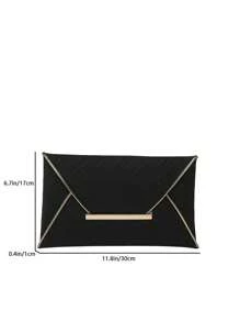 1 plic din piele PU cu model Wheatear, geantă de seară formală ușoară pentru femei