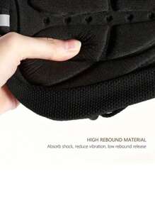 1/2pcs [Shock Absorption | Breathable] Breathable 3D Comfortable Bicycle Seat Cushion Cover | With Shock Absorption | Ideal For Road Bikes And Mountain Bikes