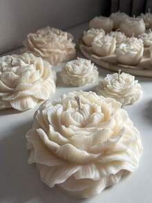 1支高级牡丹香氛蜡烛，采用天然大豆蜡基底和优质精油制成，手工浇注棉芯，可燃烧4-8小时，清洁无污染。适用于母亲节、情人节、婚礼、圣诞节、新年等庆祝活动。逼真的牡丹花造型，可用于客厅装饰、卧室香氛、节日礼物、派对氛围营造，带来舒缓的花香。 - 彩色 - 查看 2