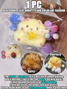 Creative Cute Hamster Pinch National Style Gift Decompression Venting Mud Feeling Super Soft Decompression Artifact Highly Attractive Toy - Multicolor - View 5