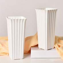 Nordic Style Plastic Vase, Dried Flowers And Flower Bucket, For Living Room, Dining Room And Home Decoration